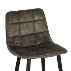 Wohnen Hocker|Stühle<Velours Barstühle in Dunkelgrün - Cremo (2er Set)