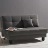 Wohnen Betten|Sofas<Velours Bettcouch in Grau - Daylight