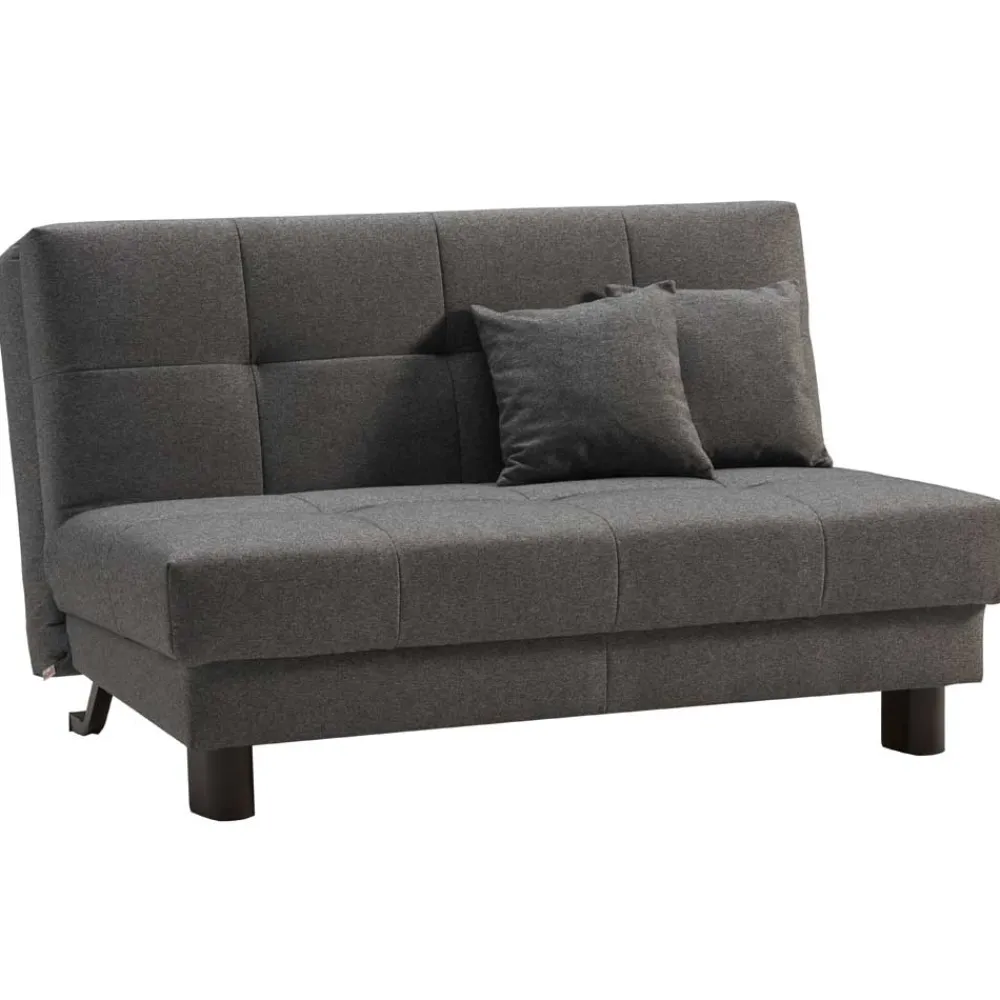 Wohnen Betten|Sofas<Velours Bettcouch in Grau - Daylight