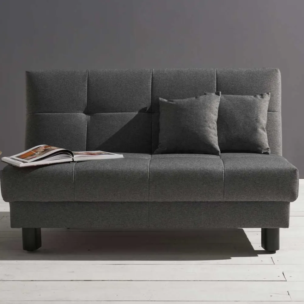 Wohnen Betten|Sofas<Velours Bettcouch in Grau - Daylight