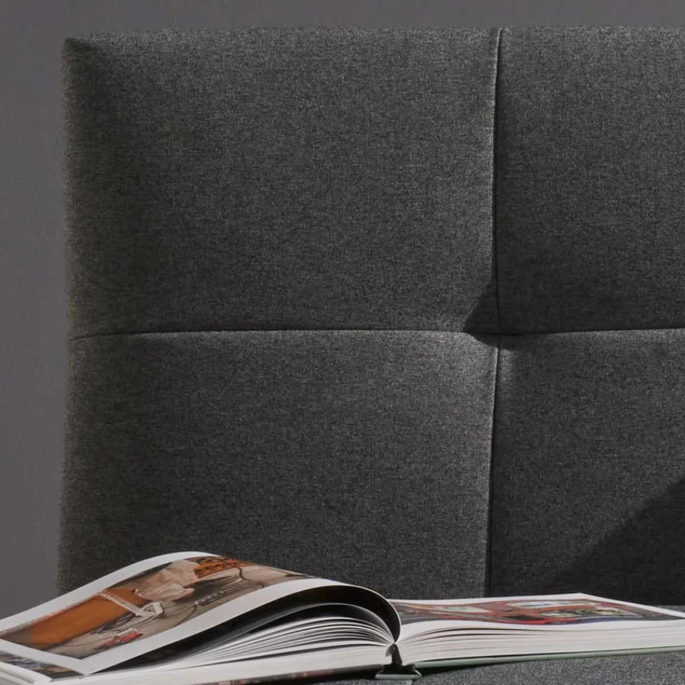 Wohnen Betten|Sofas<Velours Bettcouch in Grau - Daylight