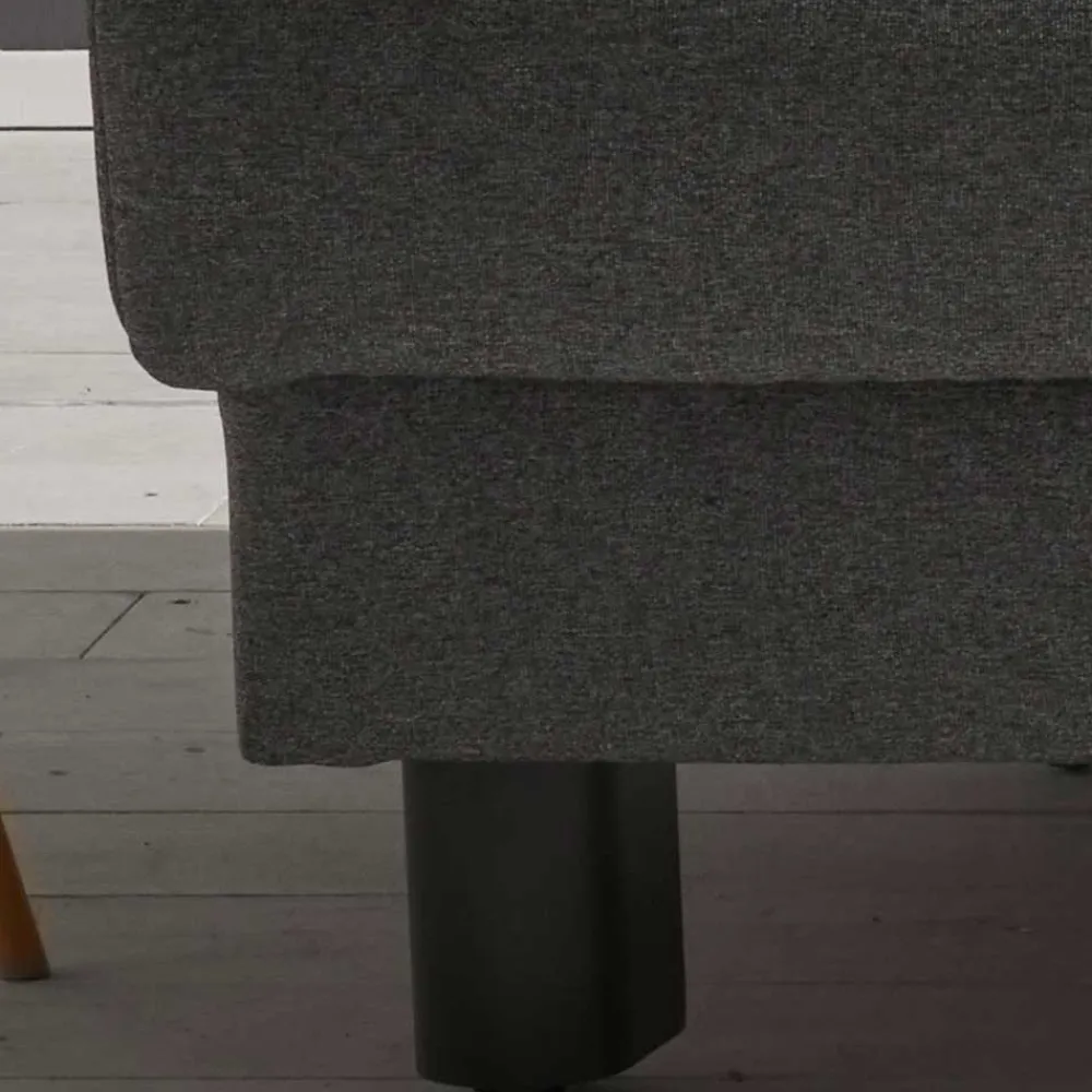 Wohnen Betten|Sofas<Velours Bettcouch in Grau - Daylight