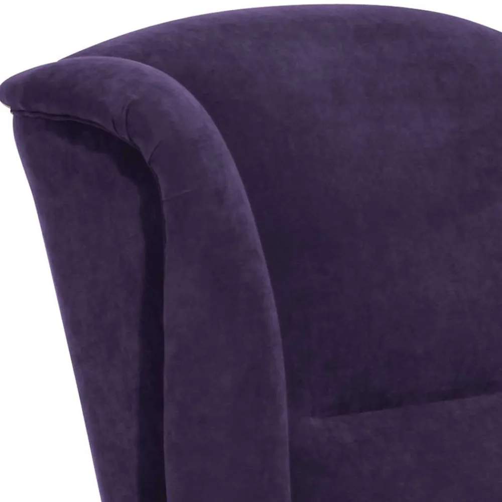 Wohnen Sessel<Velours Ohrensessel in Violett - Sotonio