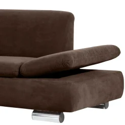 Wohnen Sofas<Velours Polsterecke in Braun - Delnoto