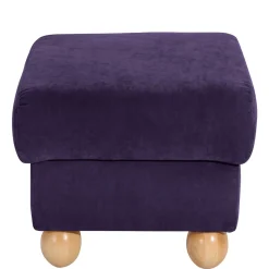 Wohnen Hocker<Velours Polsterhocker in Violett - Sotonio