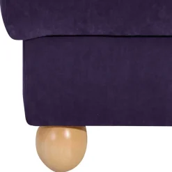Wohnen Hocker<Velours Polsterhocker in Violett - Sotonio