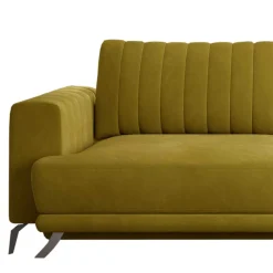 Wohnen Sofas<Velours Schlafcouch mit 145x215 cm Liegefläche - Lotta
