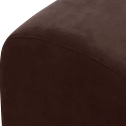 Wohnen Sessel<Velours Sessel in Braun mit Nussbaumfarben - Vastonia