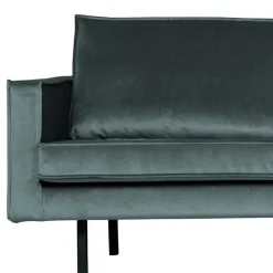 Wohnen Sofas<Velvet Polsterecke in Petrol & Schwarz - Fledos