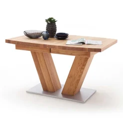 Wohnen Tische<Verlängerbarer Bootsdesign Tisch aus Wildeiche - Peng