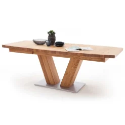 Wohnen Tische<Verlängerbarer Bootsdesign Tisch aus Wildeiche - Peng