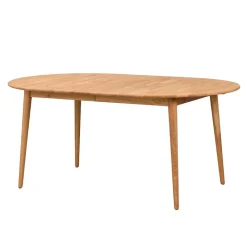 Wohnen Tische<Verlängerbarer Holztisch mit ovaler Platte - Julisch