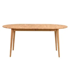Wohnen Tische<Verlängerbarer Holztisch mit ovaler Platte - Julisch