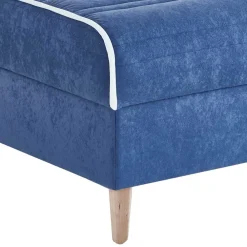 Wohnen Betten<Verstellbare Daybed Polsterliege in Blau Samt - Blackbird