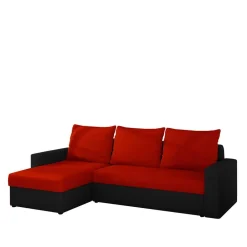 Wohnen Sofas<Verwandlungssofa in Rot und Schwarz - Capreran