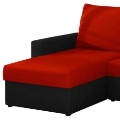Wohnen Sofas<Verwandlungssofa in Rot und Schwarz - Capreran