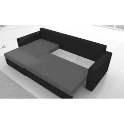 Wohnen Sofas<Verwandlungssofa in Rot und Schwarz - Capreran