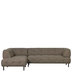 Wohnen Sofas<Viersitzer Ecksofa in Dunkelbraun - Marus