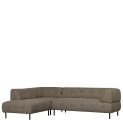 Wohnen Sofas<Viersitzer Ecksofa in Dunkelbraun - Marus