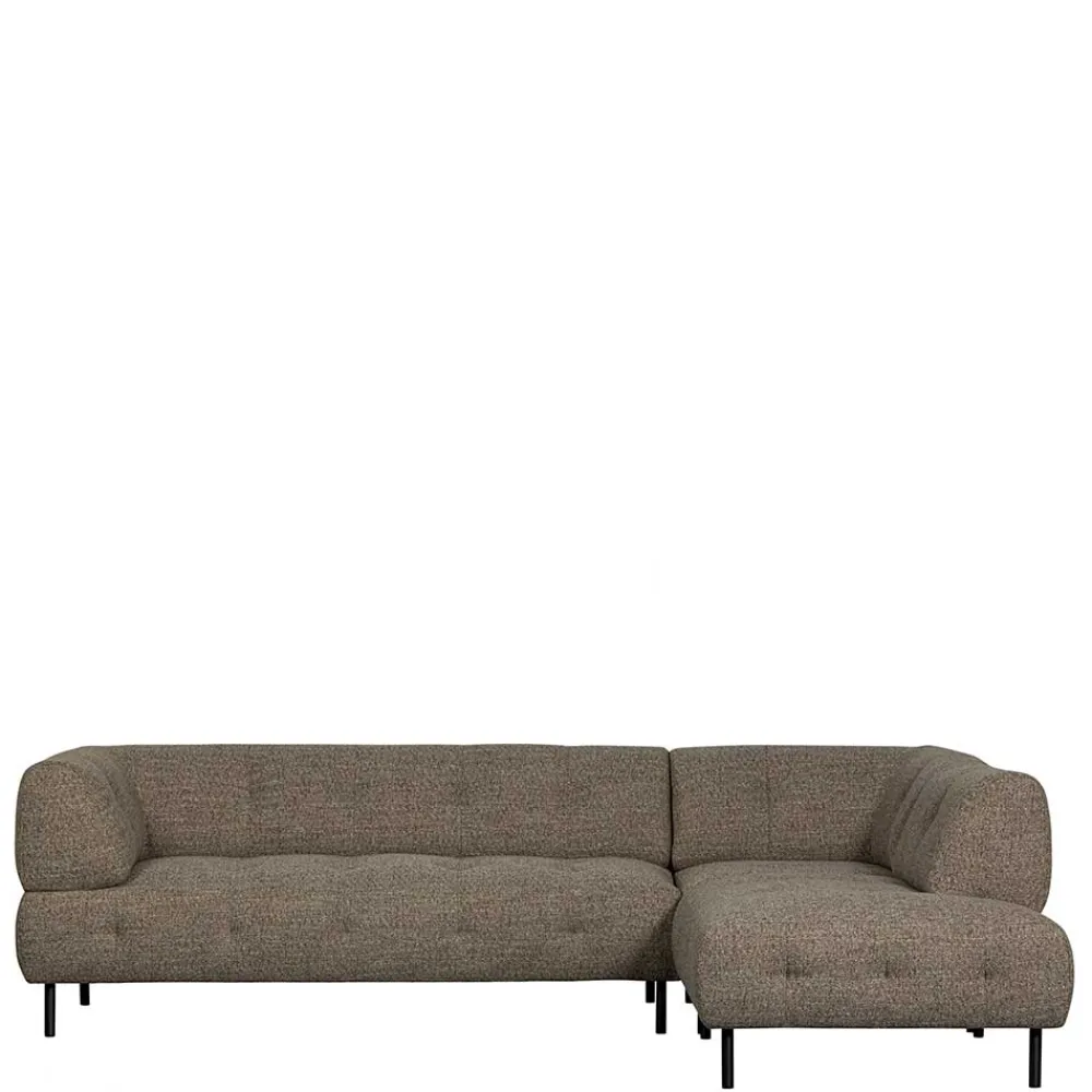 Wohnen Sofas<Viersitzer Ecksofa in Dunkelbraun - Marus