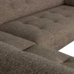 Wohnen Sofas<Viersitzer Ecksofa in Dunkelbraun - Marus