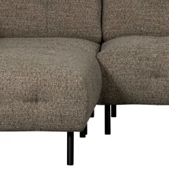 Wohnen Sofas<Viersitzer Ecksofa in Dunkelbraun - Marus