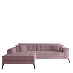 Wohnen Sofas<Viersitzer Funktionssofa in Hellrosa - Tribial