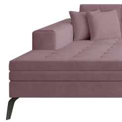 Wohnen Sofas<Viersitzer Funktionssofa in Hellrosa - Tribial