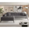 Wohnen Sofas<Viersitzer Sofaecke in Beigegrau - Javolena