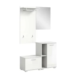 Wohnen Garderoben<Vierteiliges Garderobenmöbel Set in modernem Design - Rugova