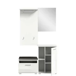 Wohnen Garderoben<Vierteiliges Garderobenmöbel Set in modernem Design - Rugova