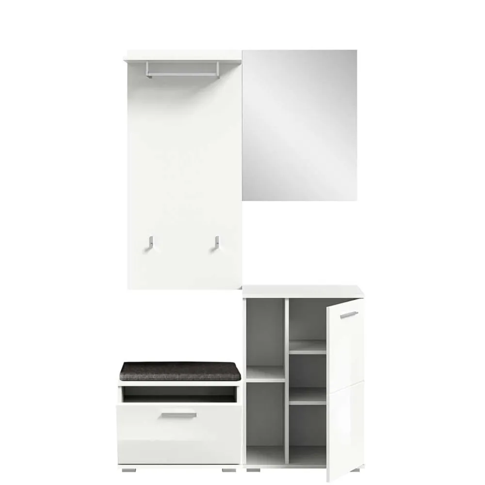 Wohnen Garderoben<Vierteiliges Garderobenmöbel Set in modernem Design - Rugova