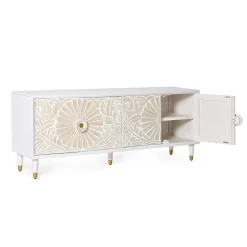 Wohnen Tv & Hifi-Möbel<Vintage Design Lowboard aus Mango Massivholz - Triboot