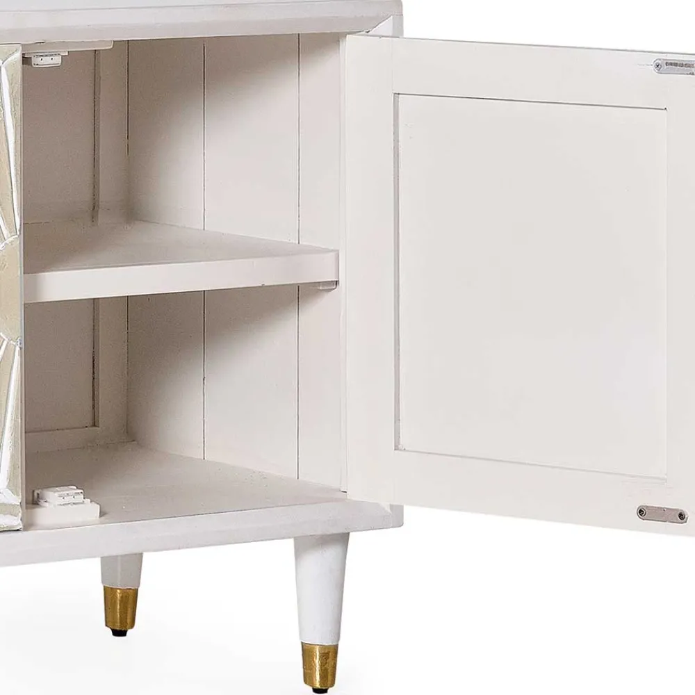 Wohnen Tv & Hifi-Möbel<Vintage Design Lowboard aus Mango Massivholz - Triboot