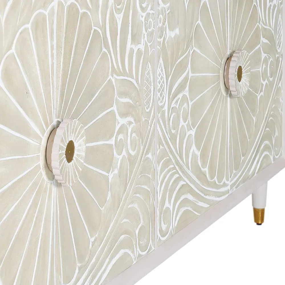 Wohnen Sideboards<Vintage Design Sideboard aus Mango Massivholz - Triboot