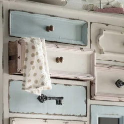 Wohnen Highboards<Vintage Landhaus Highboard - romantisch - Sacons