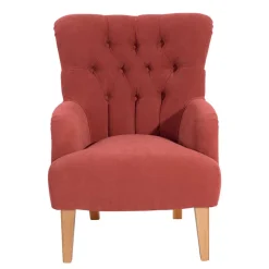 Wohnen Sessel<Vintage Sessel in Terracotta Velours - Granna