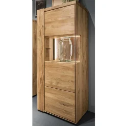 Wohnen Vitrinen|Schränke<Vitrine aus Wildeiche geölt - Slaraduva