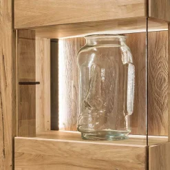 Wohnen Vitrinen|Schränke<Vitrine aus Wildeiche geölt - Slaraduva