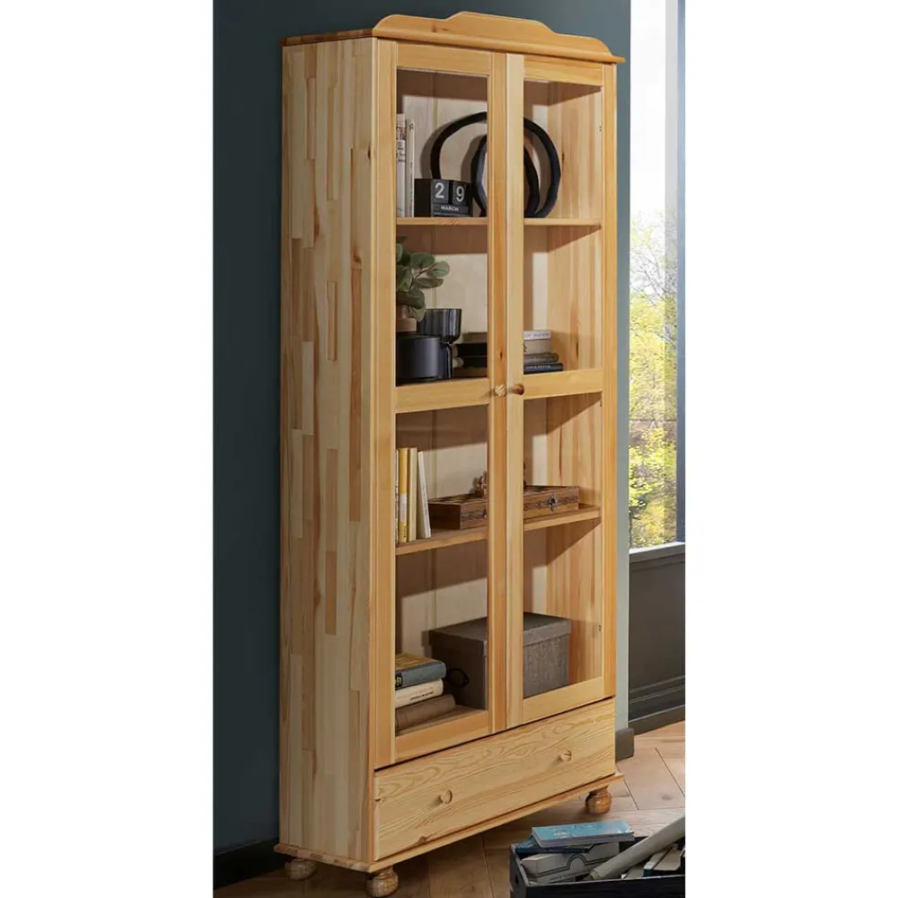 Wohnen Vitrinen<Vitrine im Landhaus Design - Ilatada