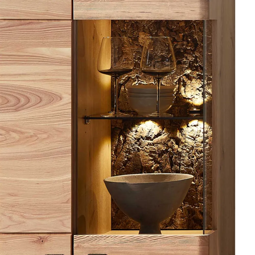 Wohnen Vitrinen<Vitrine in Esche und Wildeiche - Cassna