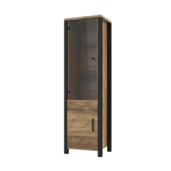 Wohnen Vitrinen<Vitrine in Fichte verwittert Dekor - Simeona