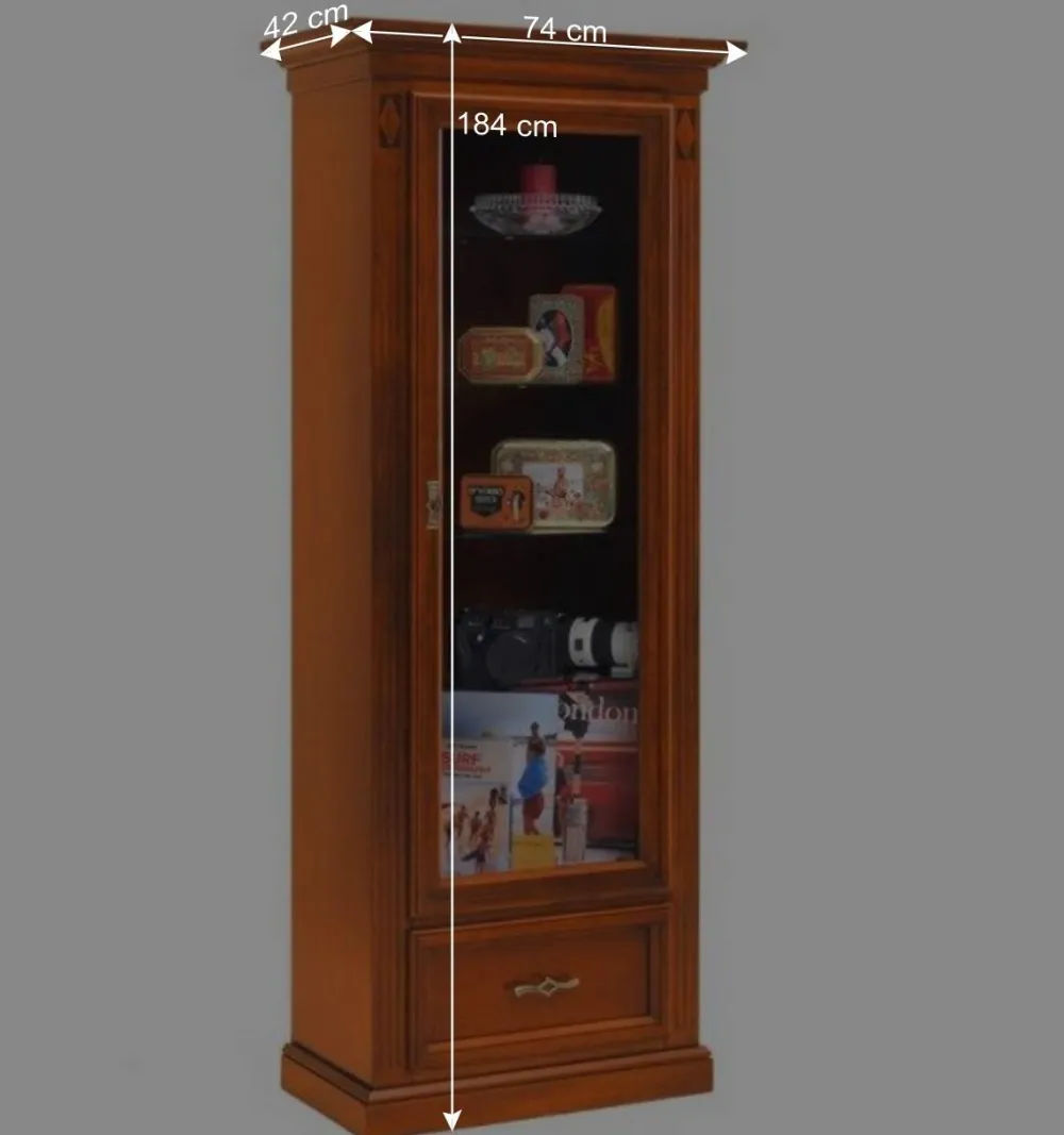 Wohnen Vitrinen<Vitrine in Kirschbaumfarben - Manukau