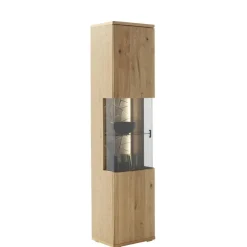 Wohnen Vitrinen<Vitrine in Wildeiche teilmassiv - Dagmy