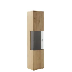Wohnen Vitrinen<Vitrine in Wildeiche teilmassiv - Dagmy