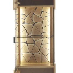 Wohnen Vitrinen<Vitrine in Wildeiche teilmassiv - Dagmy