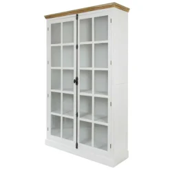 Wohnen Schränke<Vitrinenschrank Cultures in Weiß