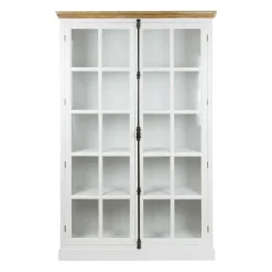 Wohnen Schränke<Vitrinenschrank Cultures in Weiß