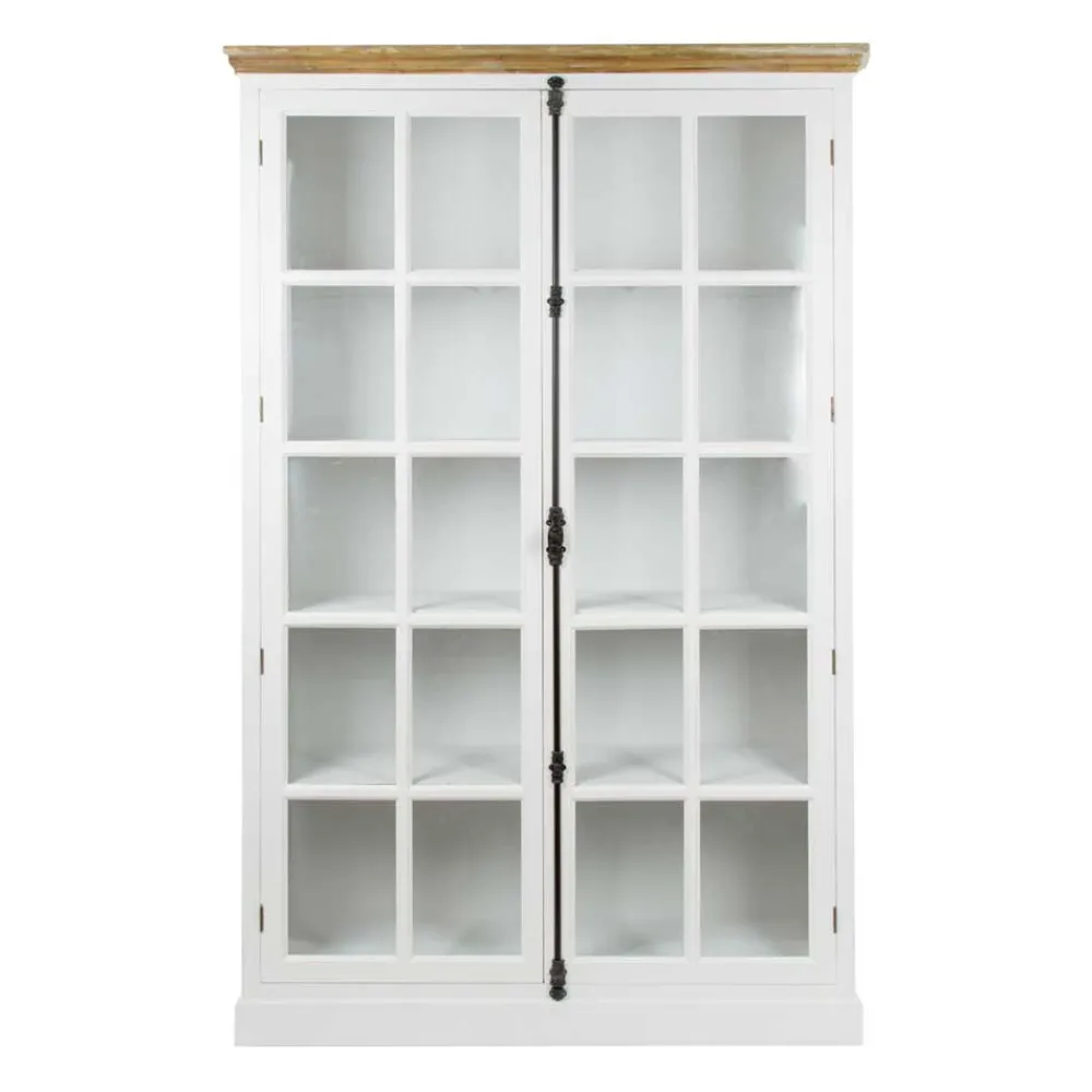 Wohnen Schränke<Vitrinenschrank Cultures in Weiß