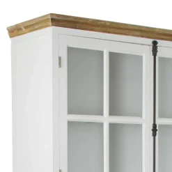 Wohnen Schränke<Vitrinenschrank Cultures in Weiß